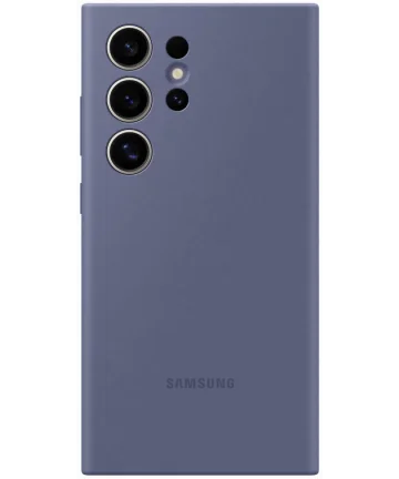 Origineel Samsung Galaxy S24 Ultra Hoesje Silicone Case Violet Hoesjes
