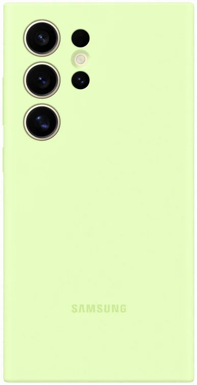 Origineel Samsung Galaxy S24 Ultra Hoesje Silicone Case Groen afbeelding 1