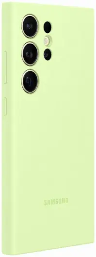 Origineel Samsung Galaxy S24 Ultra Hoesje Silicone Case Groen afbeelding 2