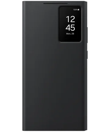 Origineel Samsung Galaxy S24 Ultra Hoesje Smart View Wallet Case Zwart Hoesjes