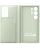 Origineel Samsung Galaxy S24 Ultra Hoesje Smart View Wallet Case Groen