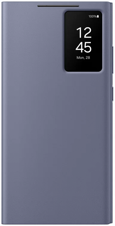 Origineel Samsung Galaxy S24 Ultra Hoesje Smart View Wallet Case Paars