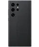 Origineel Samsung Galaxy S24 Ultra Hoesje Vegan Leather Case Zwart