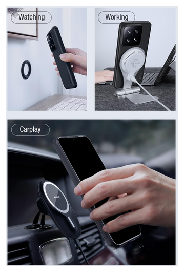 Nillkin Frosted Shield Xiaomi 14 Hoesje MagSafe Back Cover Zwart afbeelding 6