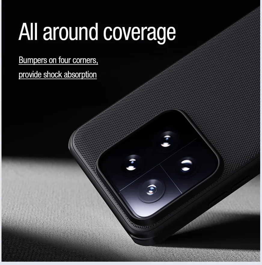 Nillkin Frosted Shield Xiaomi 14 Hoesje MagSafe Back Cover Groen afbeelding 4