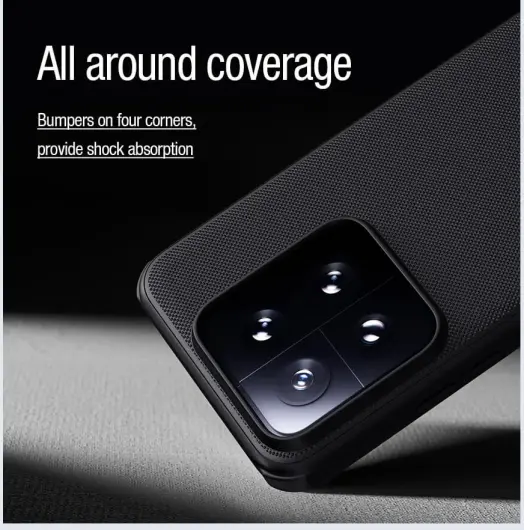 Nillkin Frosted Shield Xiaomi 14 Hoesje MagSafe Back Cover Groen afbeelding 4