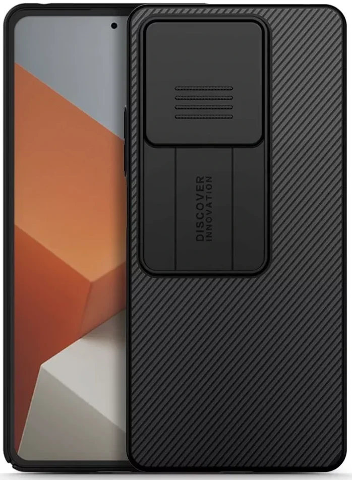 Nillkin CamShield Xiaomi Redmi Note 13 5G Hoesje Camera Slider Zwart afbeelding 1