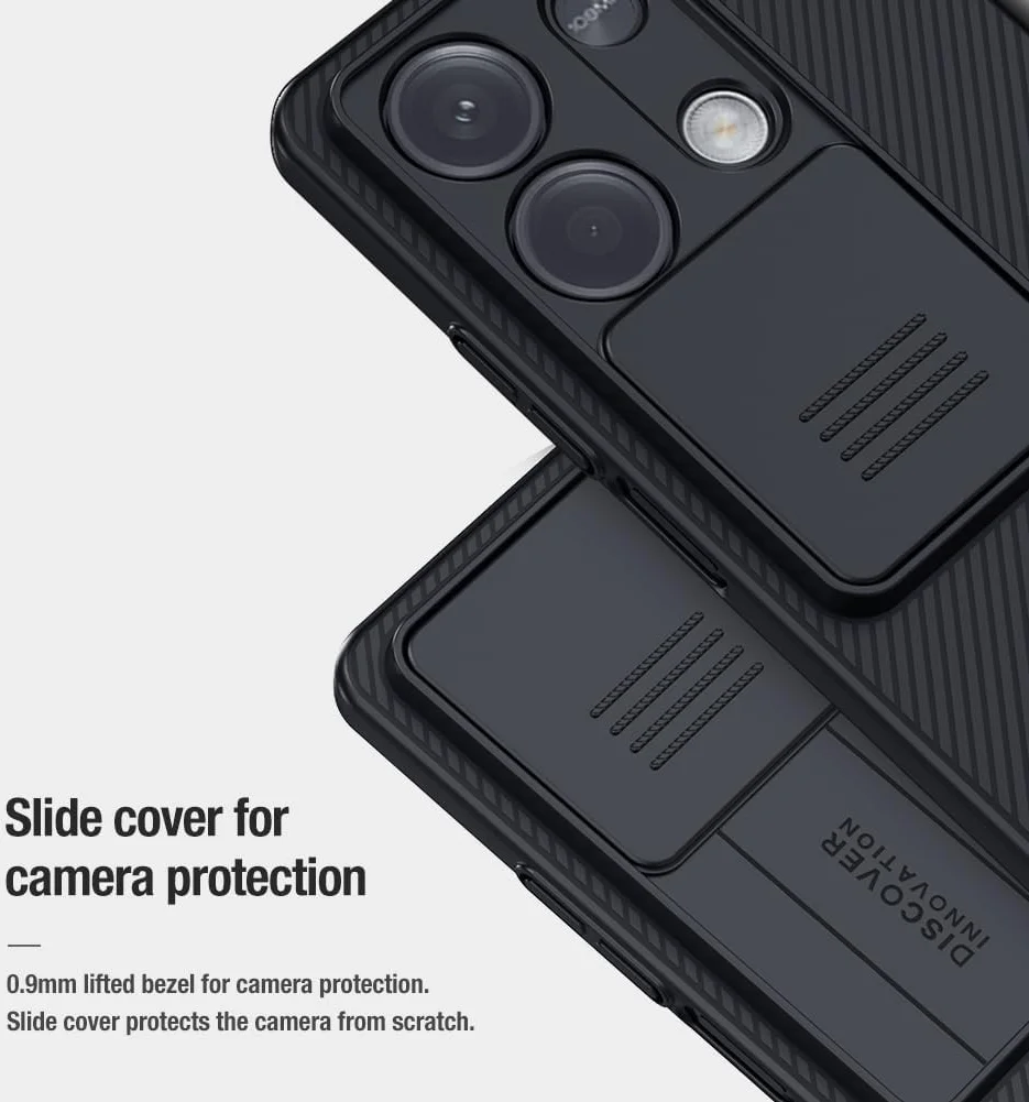 Nillkin CamShield Xiaomi Redmi Note 13 5G Hoesje Camera Slider Zwart afbeelding 10