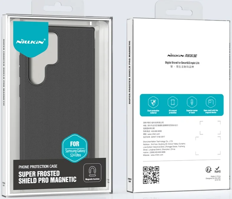 Nillkin Frosted Shield Samsung Galaxy S24 Ultra Hoesje MagSafe Groen afbeelding 12