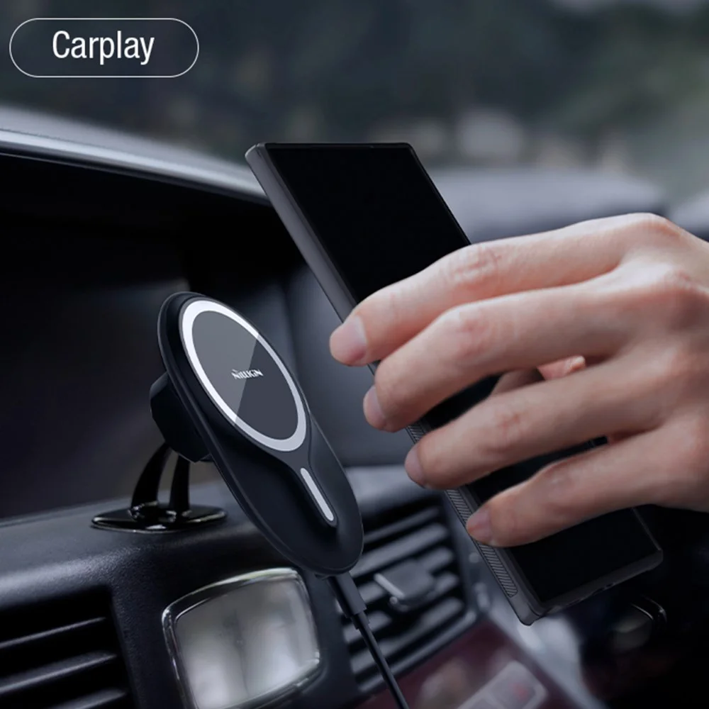 Nillkin Frosted Shield Samsung Galaxy S24 Ultra Hoesje MagSafe Groen afbeelding 7