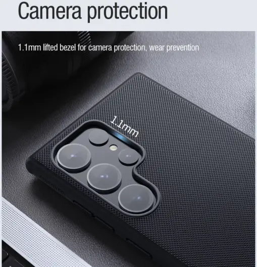 Nillkin Frosted Shield Samsung Galaxy S24 Ultra Hoesje MagSafe Groen afbeelding 11