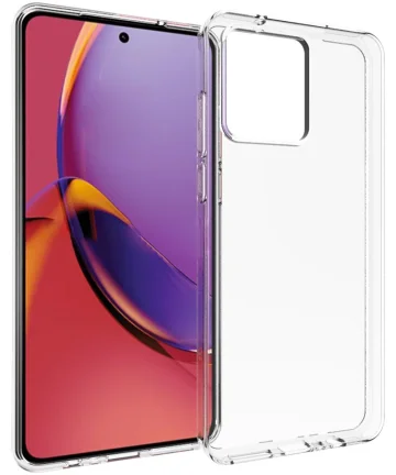 Motorola Moto G84 Hoesje Dun TPU Back Cover Transparant Hoesjes