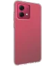 Motorola Moto G84 Hoesje Dun TPU Back Cover Transparant