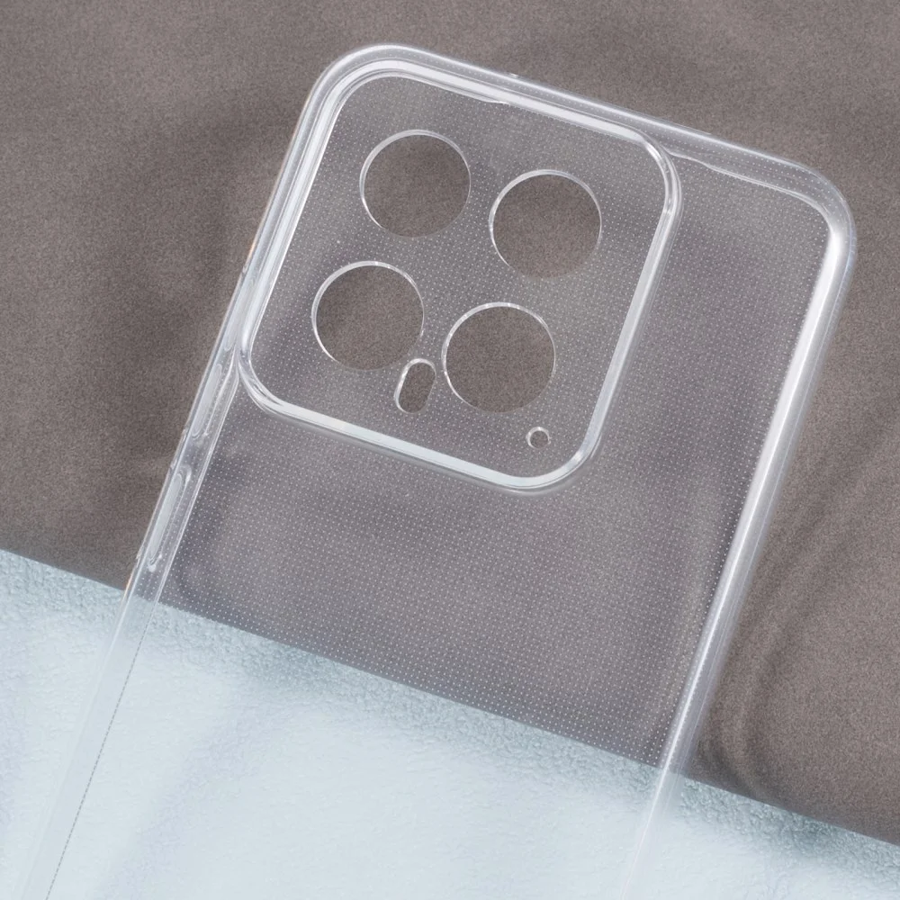 Xiaomi 14 Hoesje Dun TPU Back Cover Transparant afbeelding 5