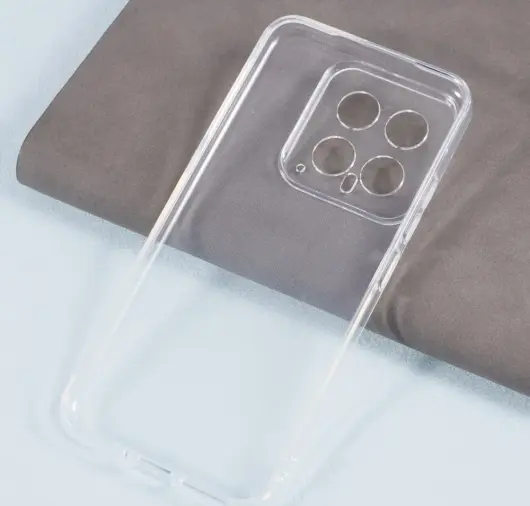 Xiaomi 14 Hoesje Dun TPU Back Cover Transparant afbeelding 3