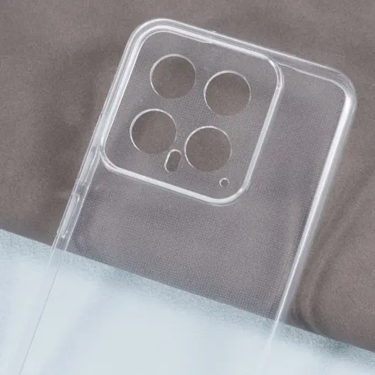 Xiaomi 14 Hoesje Dun TPU Back Cover Transparant afbeelding 5