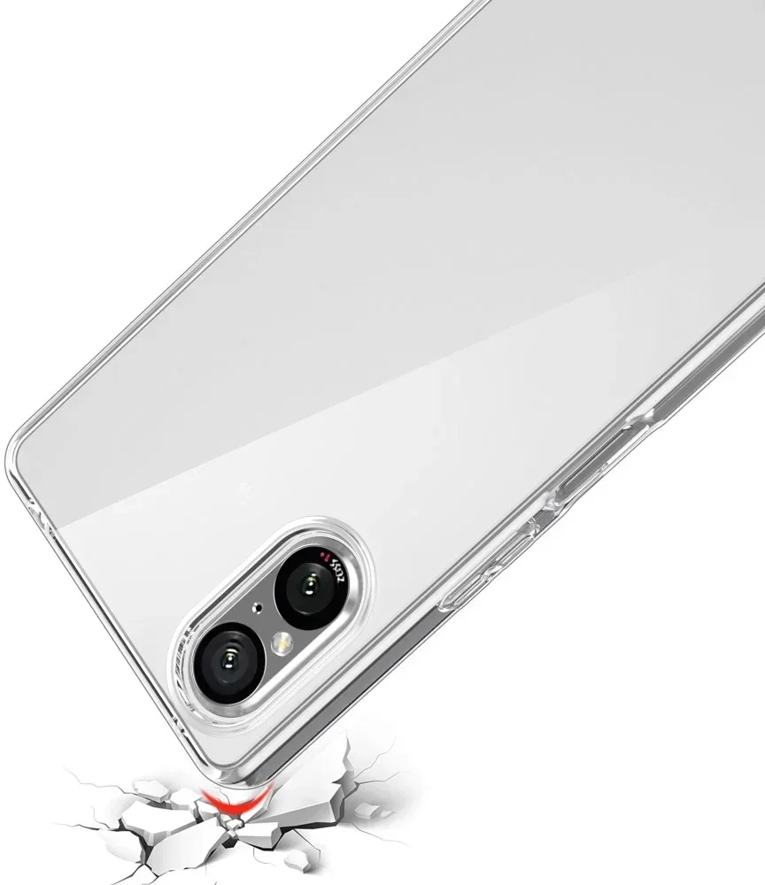 Sony Xperia 5 V Hoesje Dun TPU Back Cover Transparant afbeelding 3
