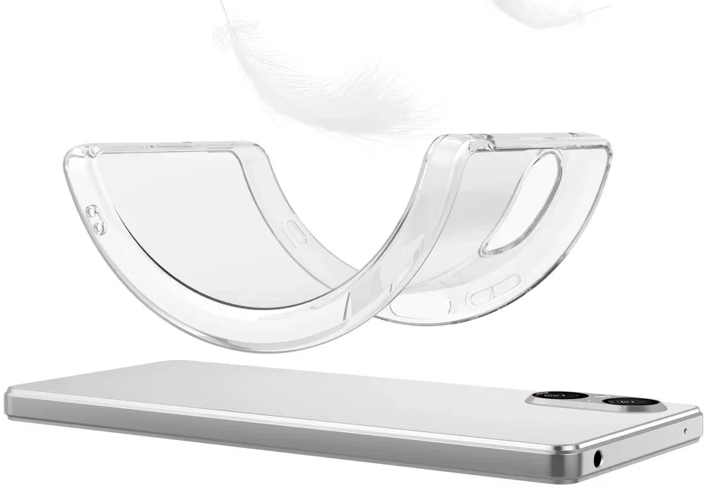 Sony Xperia 5 V Hoesje Dun TPU Back Cover Transparant afbeelding 4