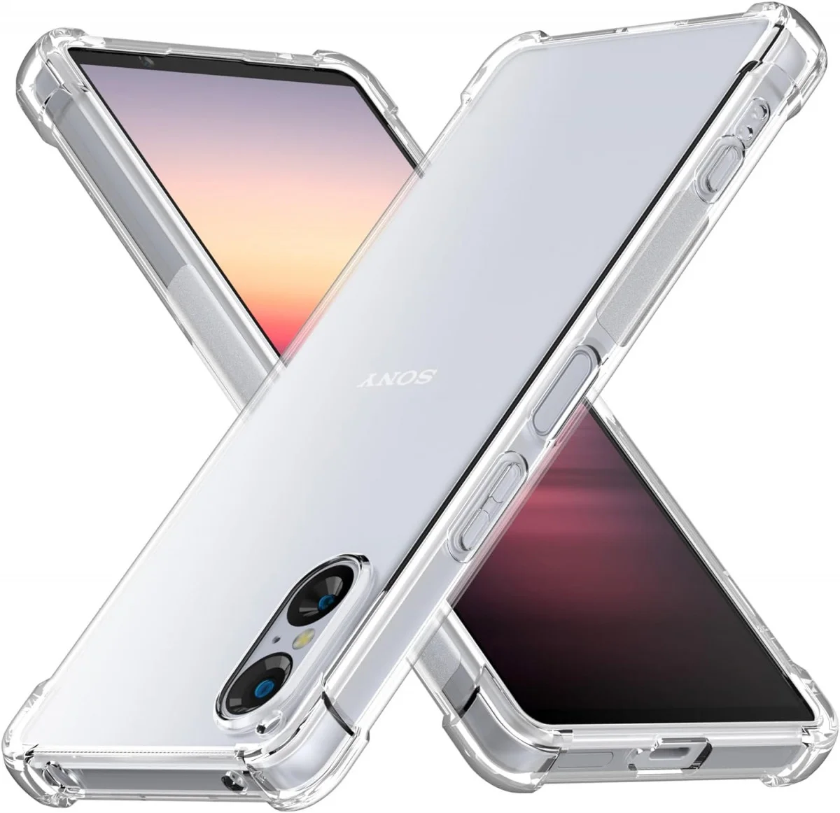 Sony Xperia 5 V Hoesje Schokbestendig Dun TPU Back Cover Transparant afbeelding 10