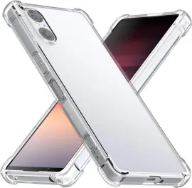 Sony Xperia 5 V Hoesje Schokbestendig Dun TPU Back Cover Transparant afbeelding