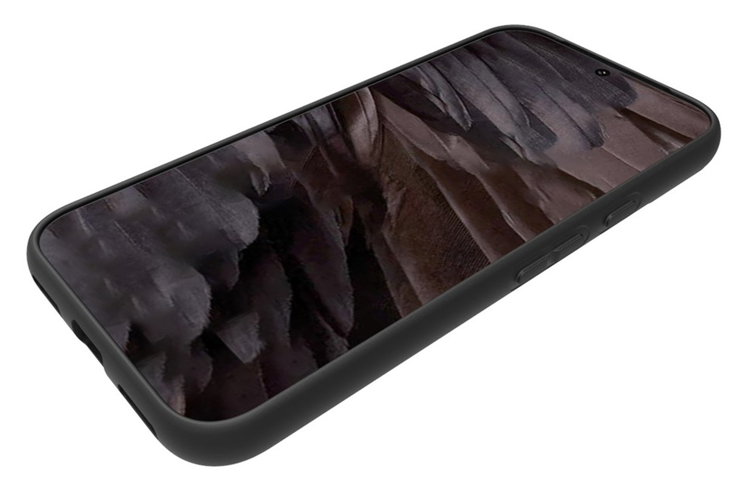 Google Pixel 8a Hoesje Matte Back Cover Dun TPU Zwart afbeelding 4