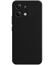 Xiaomi Redmi Note 13 5G Hoesje Matte Back Cover Dun TPU Zwart