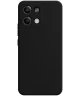 Xiaomi Redmi Note 13 Pro 5G/Poco X6 Hoesje Matte Back Cover TPU Zwart