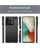 Xiaomi Redmi Note 13 5G Hoesje Geborsteld TPU Back Cover Zwart