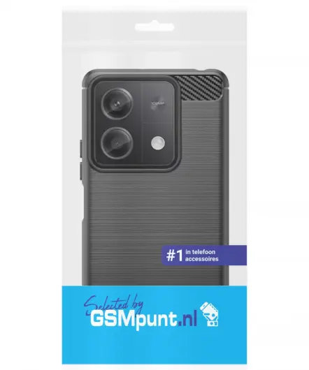 Xiaomi Redmi Note 13 5G Hoesje Geborsteld TPU Back Cover Zwart afbeelding 10