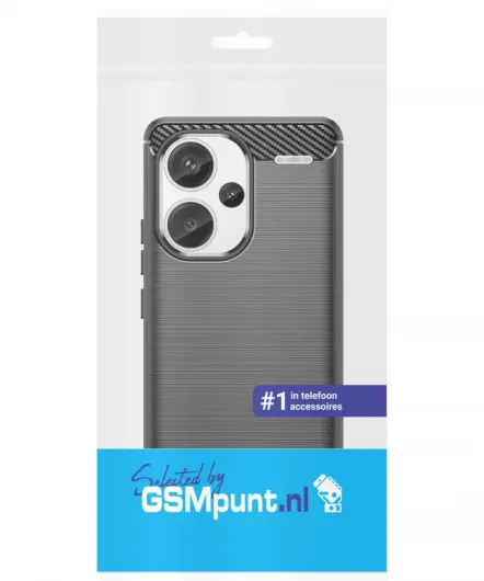 Xiaomi Redmi Note 13 Pro Plus Hoesje Geborsteld TPU Back Cover Zwart afbeelding 8