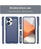 Xiaomi Redmi Note 13 Pro Plus Hoesje Geborsteld TPU Back Cover Blauw