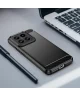 Xiaomi 14 Hoesje Geborsteld TPU Flexibele Back Cover Zwart