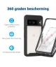 Google Pixel 8a Hoesje Full Protect 360° Cover Hybride Zwart