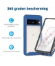 Google Pixel 8a Hoesje Full Protect 360° Cover Hybride Blauw