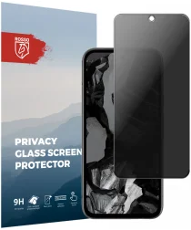 Rosso Google Pixel 8a 9H Tempered Glass Screen Protector Privacy