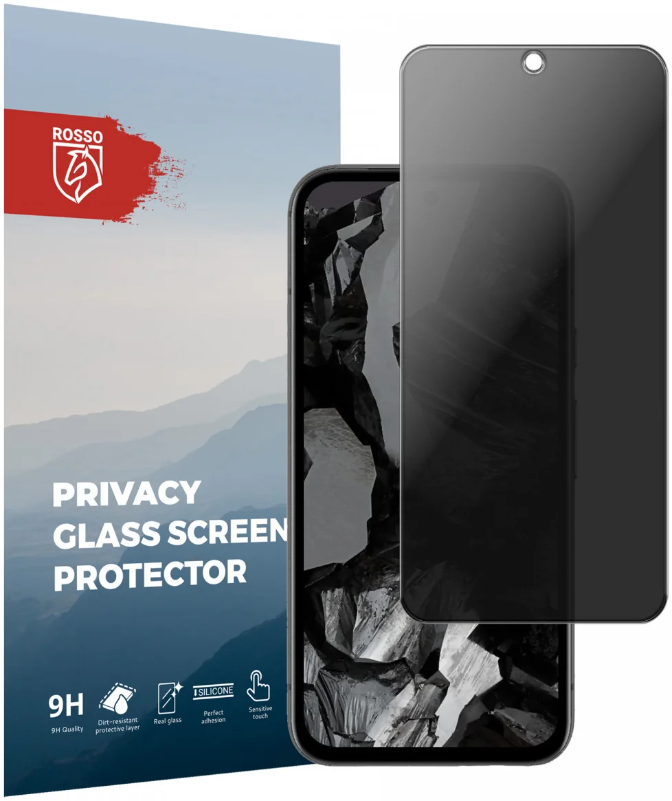 Rosso Google Pixel 8a 9H Tempered Glass Screen Protector Privacy afbeelding 1