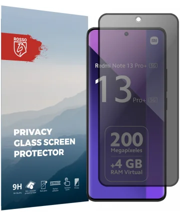 Rosso Xiaomi Redmi Note 13 Pro Plus 9H Screen Protector Privacy Screen Protectors