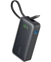Anker 545 Nano (30W) Powerbank Vaste USB-C Kabel 10.000 mAh Zwart