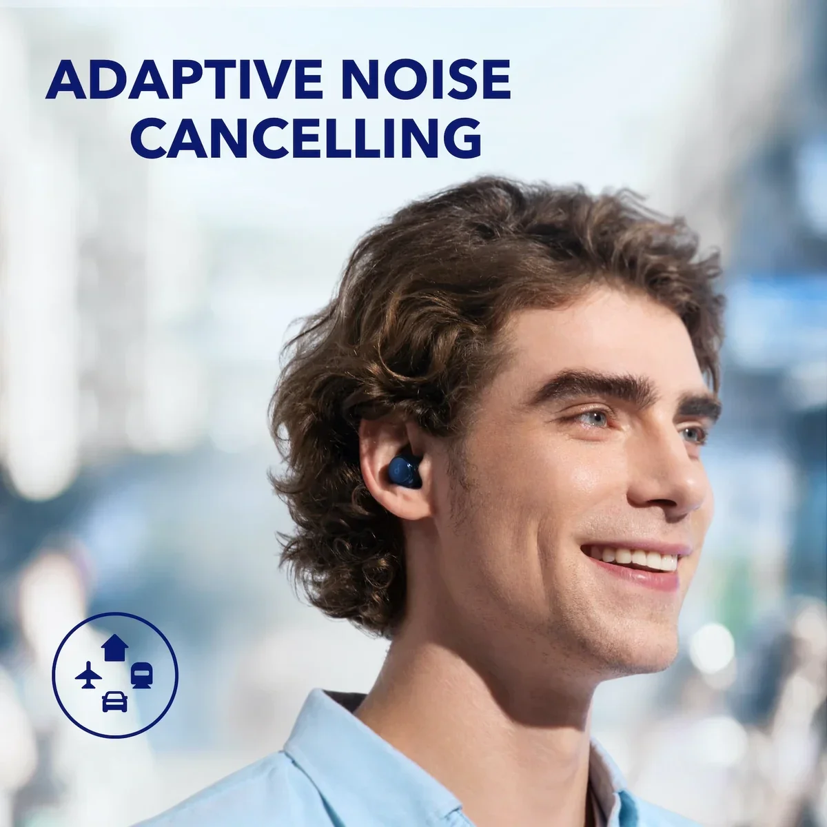Anker SoundCore Space A40 Draadloze Oordopjes Ruisonderdrukking Blauw afbeelding 2