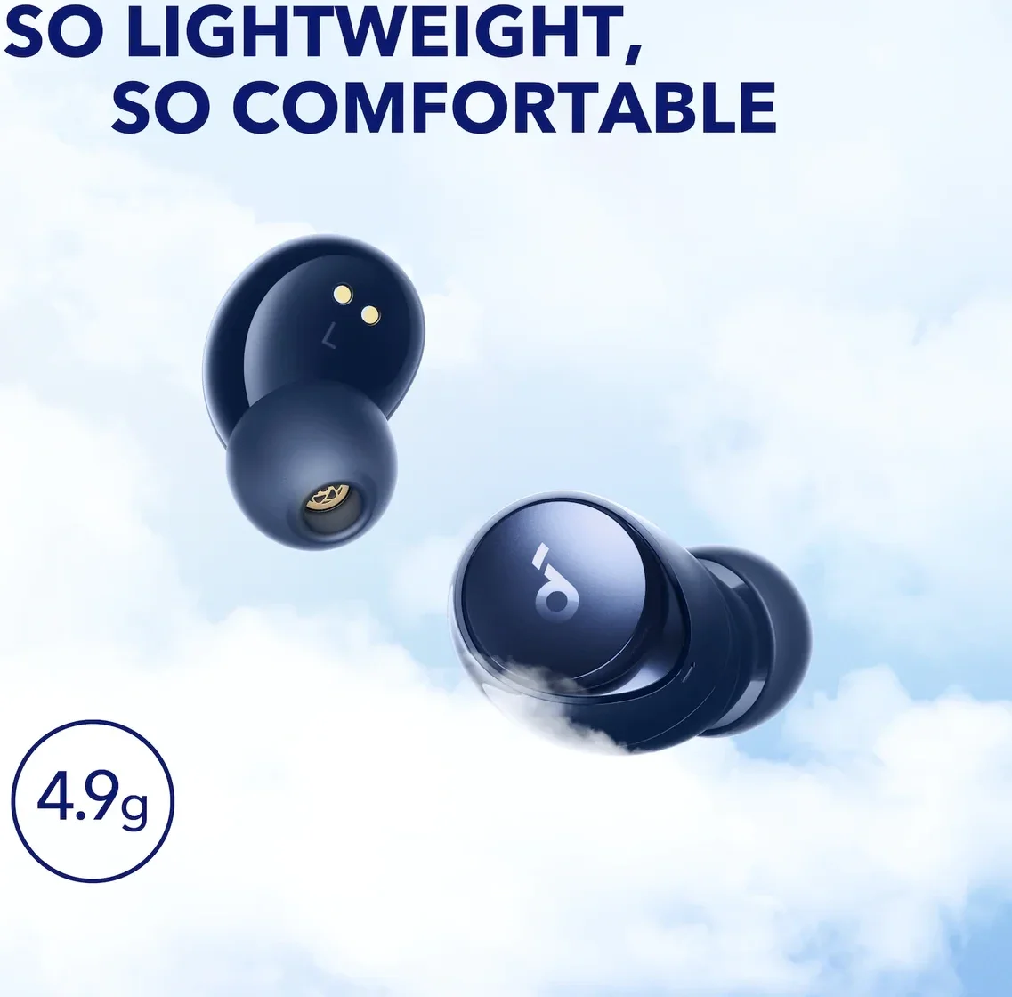 Anker SoundCore Space A40 Draadloze Oordopjes Ruisonderdrukking Blauw afbeelding 5