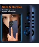 Samsung Galaxy S24 Ultra Hoesje met MagSafe Matte Donker Blauw