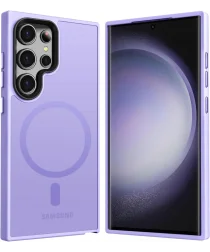 Samsung Galaxy S24 Ultra Hoesje met MagSafe Matte Violet