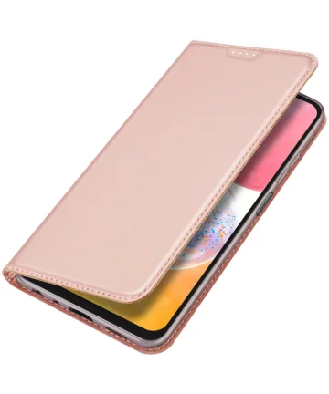 Dux Ducis Skin Pro Samsung Galaxy A15 Hoesje Portemonnee Roze Hoesjes