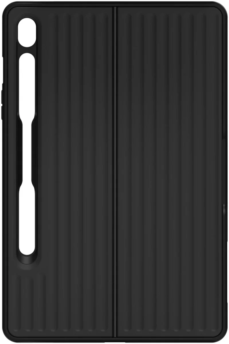 Originele Samsung Galaxy Tab S9 FE+ Hoes Safeguard Stand Cover Zwart afbeelding 3