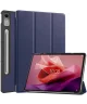 Lenovo Tab P12 Hoes Tri-Fold Book Case met Standaard Blauw