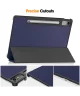 Lenovo Tab P12 Hoes Tri-Fold Book Case met Standaard Blauw