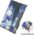 Lenovo Tab P12 Hoes Tri-Fold Book Case met Standaard Sterren Nacht afbeelding 4
