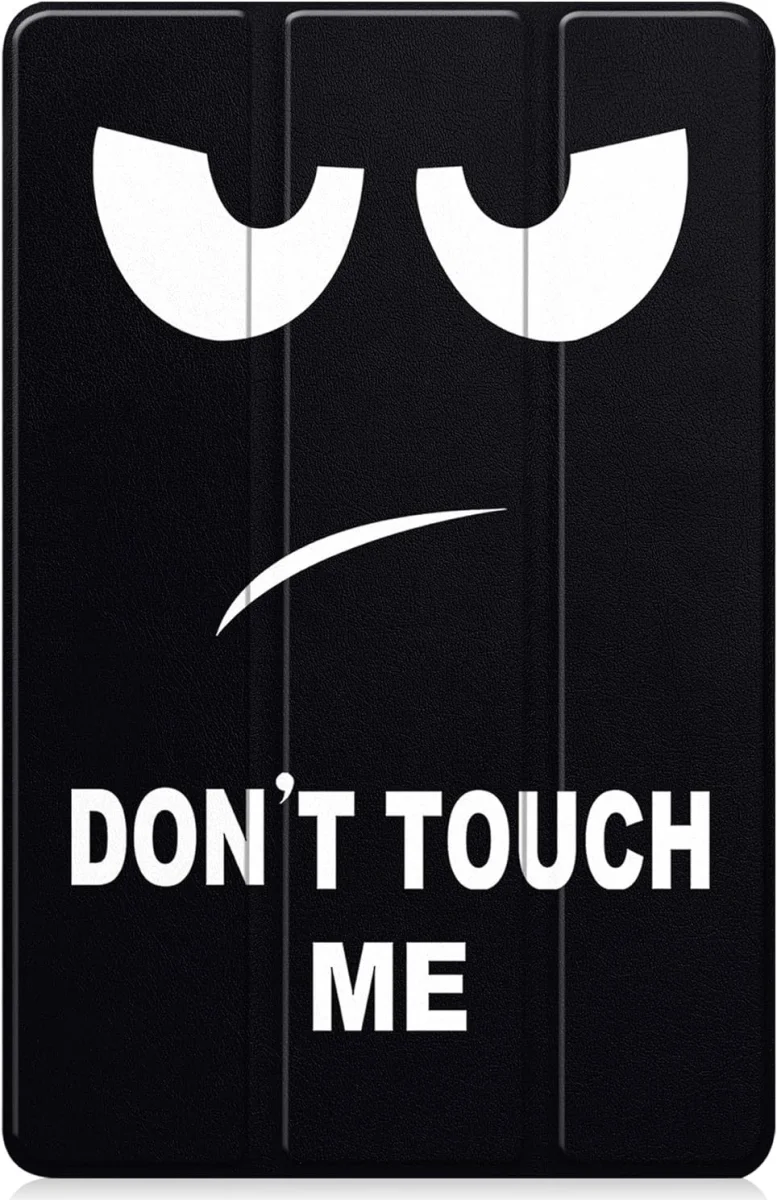 Lenovo Tab P12 Hoes Tri-Fold Book Case met Standaard Don't Touch Me afbeelding 9