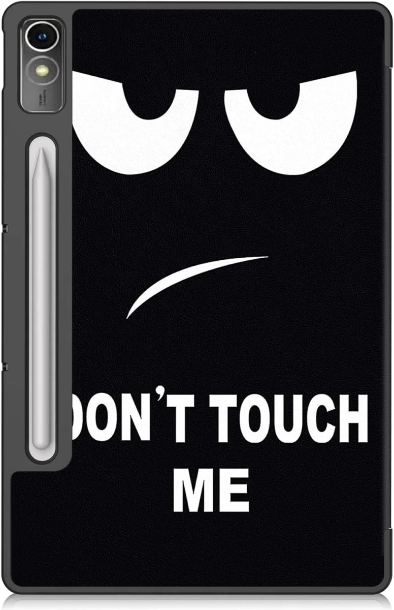Lenovo Tab P12 Hoes Tri-Fold Book Case met Standaard Don't Touch Me afbeelding 10