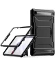 Samsung Galaxy Tab A7 Lite Hoes Screen Protector en Standaard Zwart